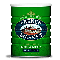 French Market Decaf Coffee & Chicory Blend Green Can