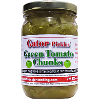 Gator Pickled Green Tomato Chunks