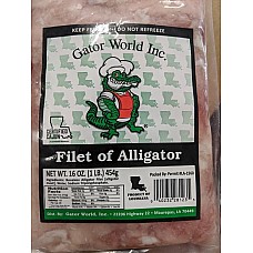 Alligator Tenderized Fillets 16 oz