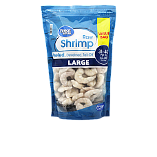 Great Value Large P&D 31/40 Shrimp 32 oz