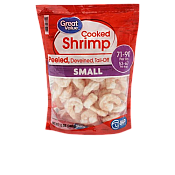 Great Value Small Cooked Shrimp (71-90 Count per lb) 12 oz