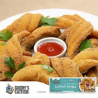 Guidry's Breaded LA Select Catfish Strips (IQF) 2.5 lb BOX