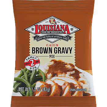 Louisiana Fish Fry Cajun brown gravy mix