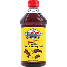 Louisiana Fish Fry Crawfish Crab & Shrimp Boil Liquid 16 oz