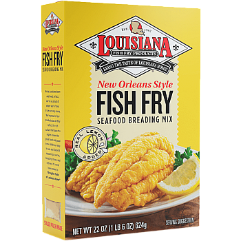 LA FISH FRY New Orleans Style Lemon Fish Fry 22oz Box