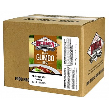 LA Fish Fry Gumbo Base - 10 1lb bags