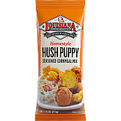 Louisiana Fish Fry Hush Puppy Seasoned Cornmeal Mix 7.5 oz