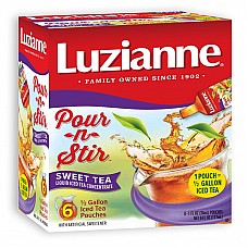 Luzianne Tea Pour-N-Stir Sweet 2 - QUART (6 Count)