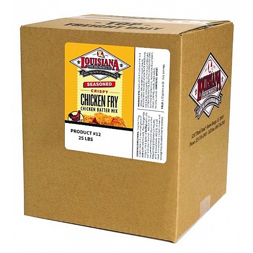 Louisiana Crispy Chicken Fry Seasoned Chicken Batter Mix, 9 OZ (Pack of 12)