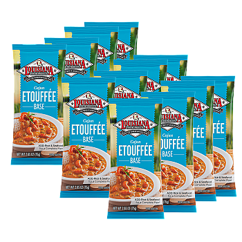 Louisiana Fish Fry Etouffee Mix 2.65 oz Pack of 12