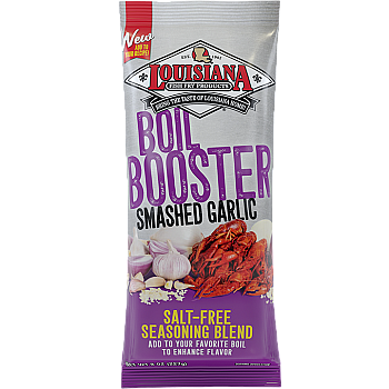 Louisiana Fish Fry Smashed Garlic Boil Booster 8 oz