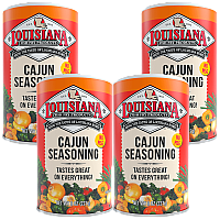 Louisiana Fish Fry Cajun Seasoning 8 oz - Pack of 4