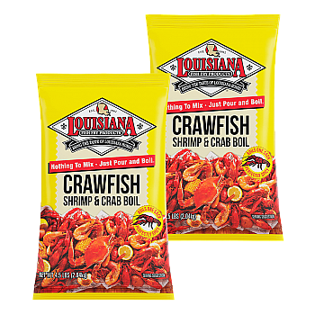 Louisiana Fish Fry Crawfish Crab and Shrimp Boil 4 lb - 2 Pack