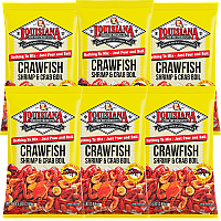 Louisiana Fish Fry Crawfish Crab and Shrimp Boil 4 lb - 6 Pack