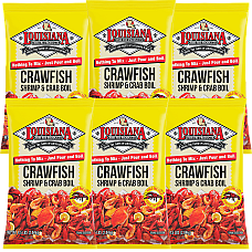 Louisiana Fish Fry Crawfish Crab and Shrimp Boil 4 lb - 6 Pack