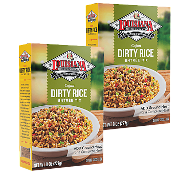 Louisiana Fish Fry Dirty Rice MIx 8 oz - Pack of 2