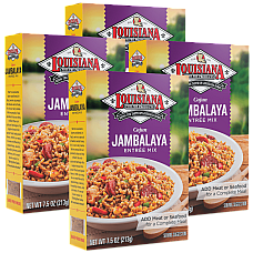 Louisiana Fish Fry Jambalaya Mix 7.5 oz Pack of 4