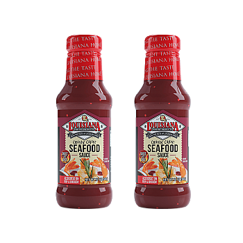 Louisiana Fish Fry Cajun Seafood Sauce 12 oz Pack of 2