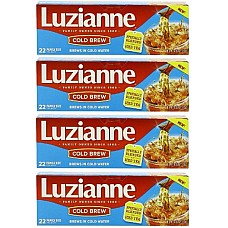 Luzianne Cold Brew Tea 22 count Family 4 Pack