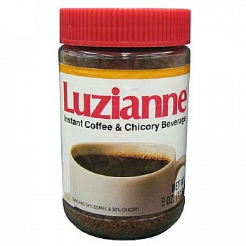 Luzianne Instant Coffee & Chicory 8 oz