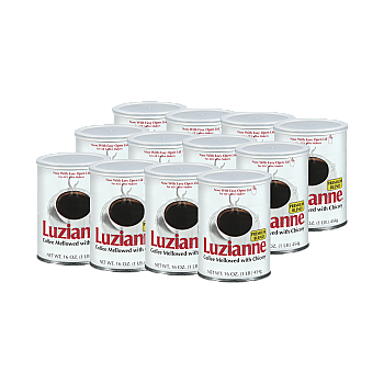 Luzianne Premium Blend Coffee & Chicory 16 oz (12 pack)