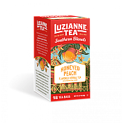 Luzianne Honeyed Peach Flavored Herbal Tea 18 Count