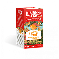 Luzianne Honeyed Peach Flavored Herbal Tea 18 Count