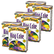 Mam Papauls Mardi Gras King Cake Mix Pack of 6