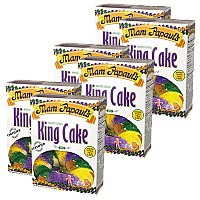 Mam Papauls Mardi Gras King Cake Mix Pack of 6