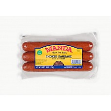 Manda's Smoked Green Onion Pork Sausage 16 oz