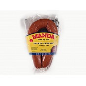 Manda's Hot Smoked Pork Sausage 28 oz