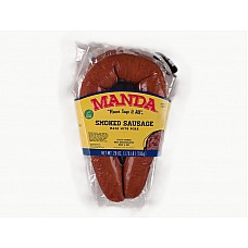 Manda's Smoked Green Onion Pork Sausage 28 oz