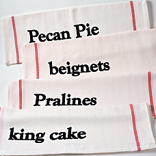 NOLA Sweets Set of 4 Kitchen Towels