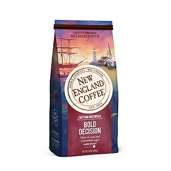 New England Coffee Captain Griswold Bold Decision Ground 10 oz
