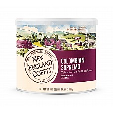 New England Coffee Colombian Supremo 30 oz can