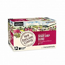 New England Coffee Donut Shop Blend Single Serve 12 ct Box