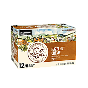 New England Coffee Hazelnut Creme Single Serve 12 Count Box