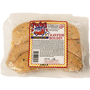 Authentic Cajun Crawfish Boudin package