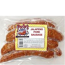 Poche's Jalapeno Pork Sausage 16 oz