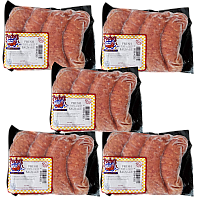 Poche's Fresh Beef & Pork Sausage 1 LB Pack of 5