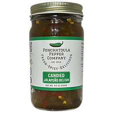 Ponchatoula Pepper Company Candied Jalapeno Relish 8.5 oz