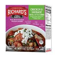 Richard's Chicken and Sausage Gumbo single serve