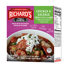 Richard's Chicken and Sausage Gumbo single serve