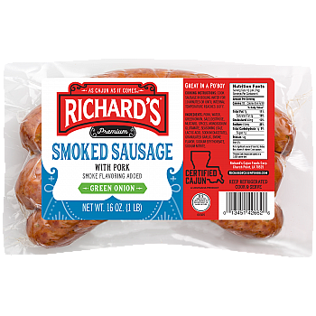 Richards Green Onion Pork Sausage 1 lb