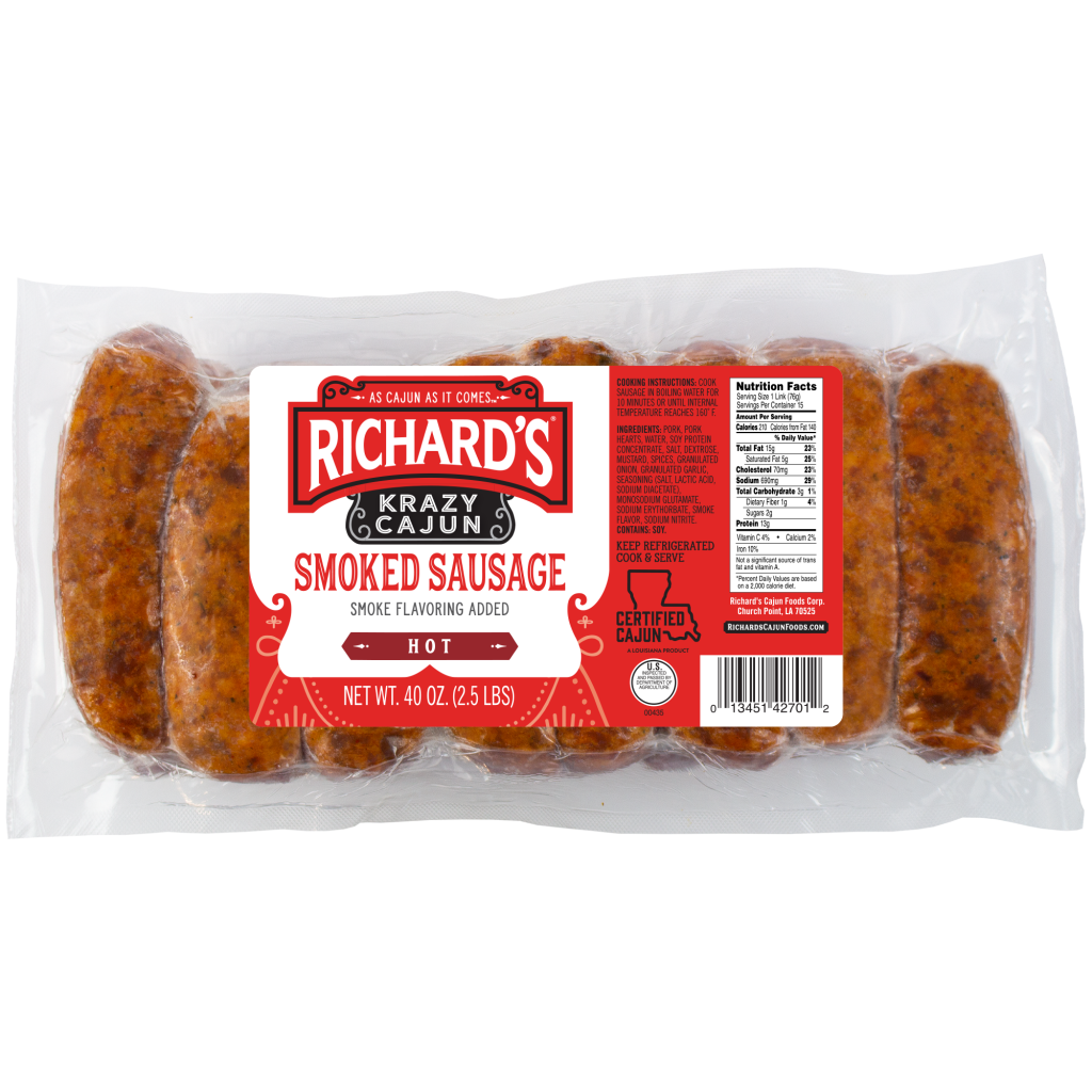 Richard's Smoked Pork- Hot Links - 1345142701