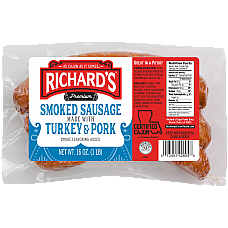 Richard's Smoked Turkey Sausage 1 lb