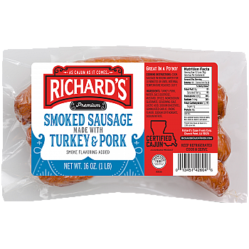 Richards Smoked Turkey Sausage 1 lb
