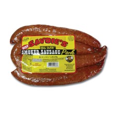 Savoie's Smoked Pork Hot Sausage 24 oz