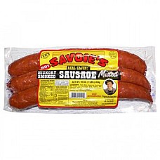 Savoie's Smoked Beef/Pork - Hot flavor 16 oz