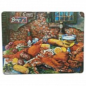 Seafood Boil Cutting Board (tempered glass)